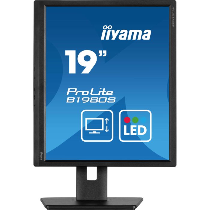 iiyama Monitor ProLite B1980S-B1 19" TN-panel, 1280x1024, 250cd/m², 13cm Height Adj. Stand, HDMI, DP