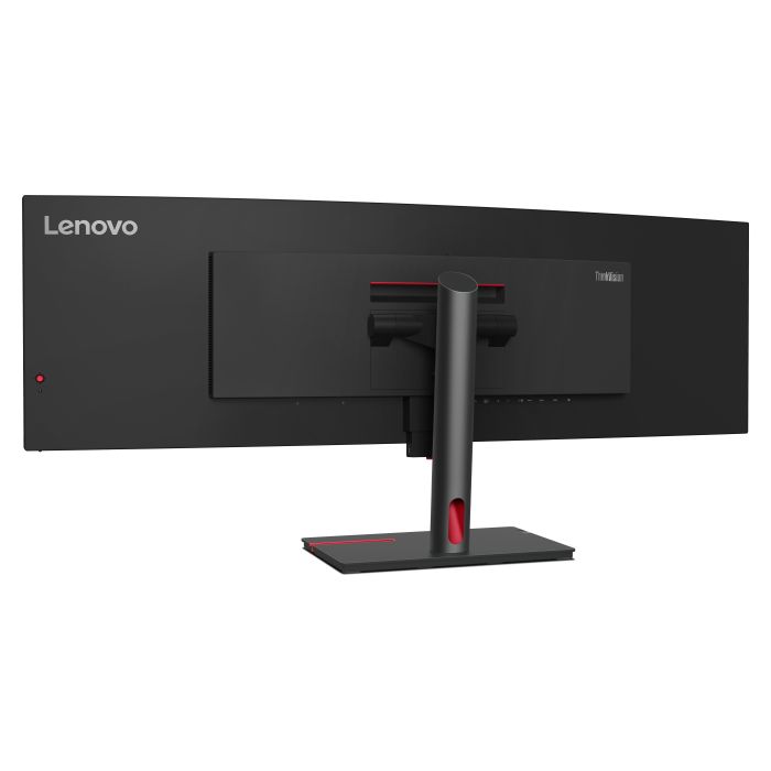 Lenovo Monitor ThinkVision P49w-30 49" 32:9 IPS 5120 x 1440 Curved 4ms 350cd 2000:1 60Hz Dock Speakers Tilt Swivel Lift