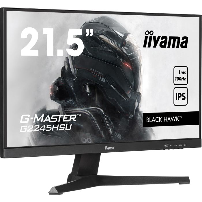 iiyama G-Master Black Hawk G2245HSU-B2 21,5" IPS Gaming, 1920x1080 100Hz1ms, 300cd/m², HDMI, DP, Adaptive Sync