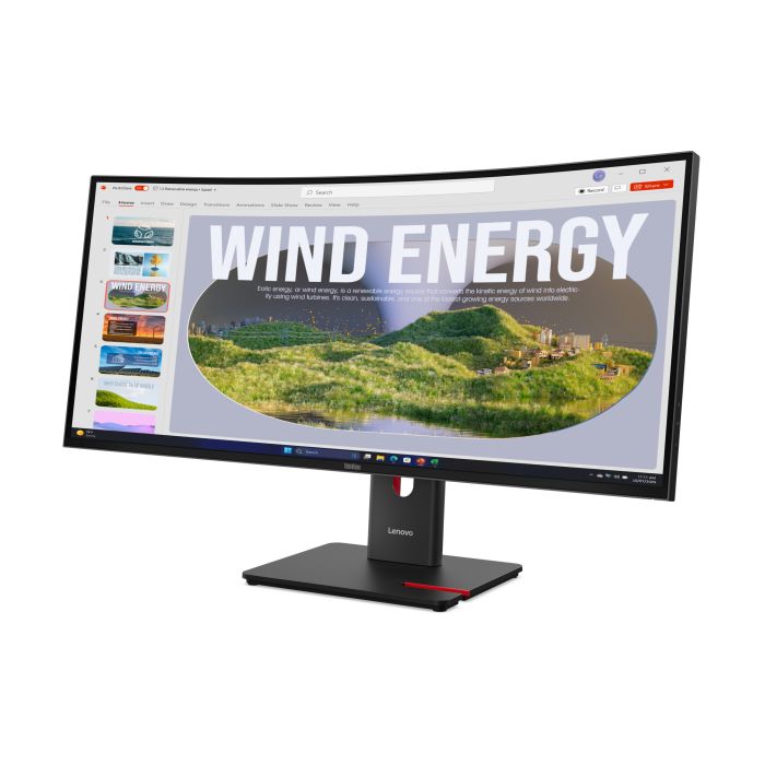 Lenovo Monitor ThinkVision T34WD-40 34" VA Ultrawide QHD 4ms 300cd 3000:1 120Hz Dock HUB Tilt Swivel Lift