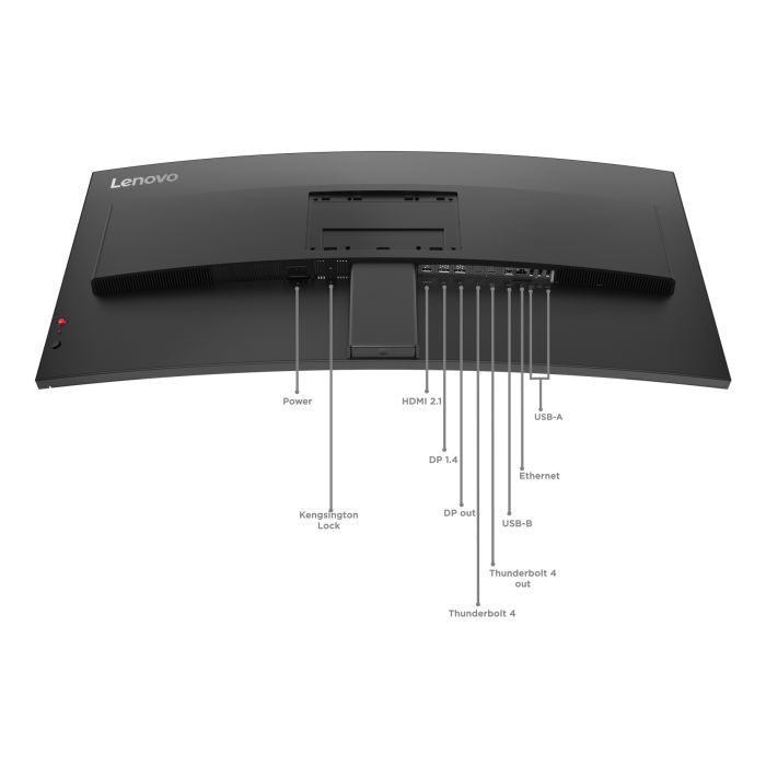 Lenovo Monitor ThinkVision P40WD-40 40" IPS 5K WUHD AG Curved 4ms 1000:1 120Hz Dock Daisy MC60 Camera Speakers Tilt Swivel Lift