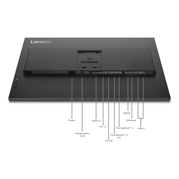 Lenovo Monitor ThinkVision P32UD-40 31,5" IPS 4K UHD AG 4ms 350 cd 1500:1 120Hz Dock Daisy Tilt Swivel Lift Pivot 1mTB