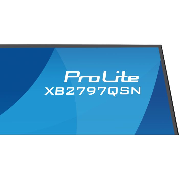 iiyama Monitor ProLite XB2797QSN-B1 27" IPS-panel, 2560x1440 1ms, 350cd/m², EyeComfort, USB-C Dock, USB-C, HDMI, DP