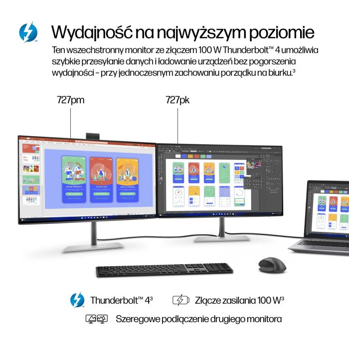 HP S7 PRO 727PK 27 ZOLL 4K 16:9/3840X2160 IPS 400CD 2000:1 USB-C