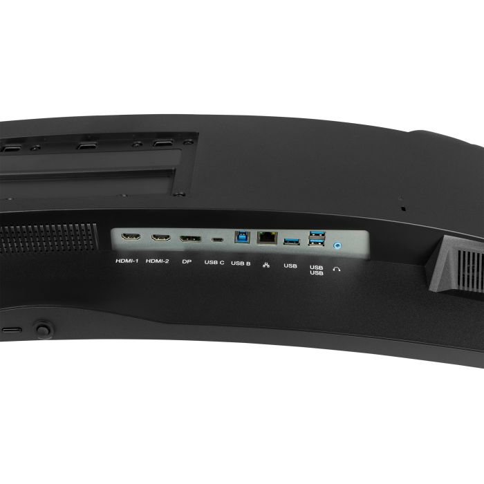 iiyama Curved GCB4580DQSN-B1 44,5" DQHD VA-panel, 5120x1440 165Hz0.8ms, 450cd/m², USB-C Dock, 2x HDMI 2.1, DP, KVM