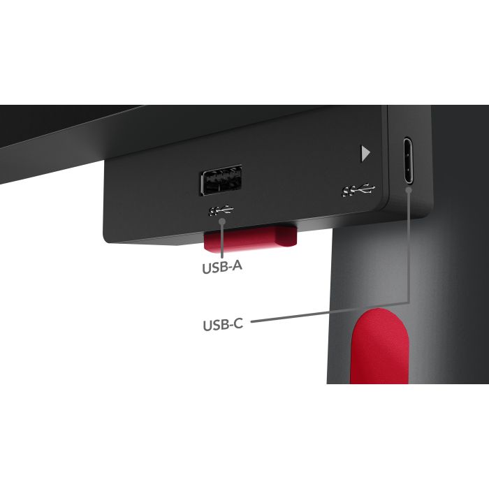 Lenovo Monitor ThinkVision P49w-30 49" 32:9 IPS 5120 x 1440 Curved 4ms 350cd 2000:1 60Hz Dock Speakers Tilt Swivel Lift