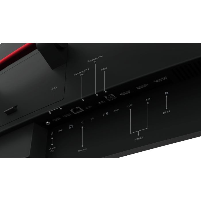 Lenovo Monitor ThinkVision P49w-30 49" 32:9 IPS 5120 x 1440 Curved 4ms 350cd 2000:1 60Hz Dock Speakers Tilt Swivel Lift