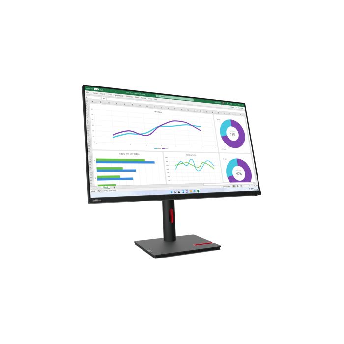 Lenovo Monitor ThinkVision T32h-30 31,5" IPS QHD AG 4ms 350cd 1000:1 60Hz Dock Tilt Swivel Lift Pivot