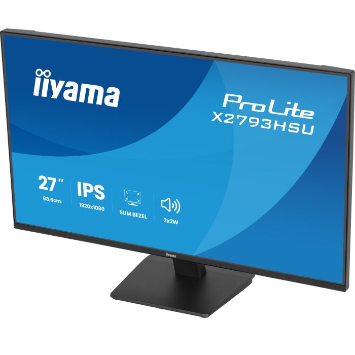 iiyama Monitor ProLite X2793HSU-B1 27" IPS-panel, 1920x1080 120Hz1ms, 350cd/m², 1500:1, HDMI, DP