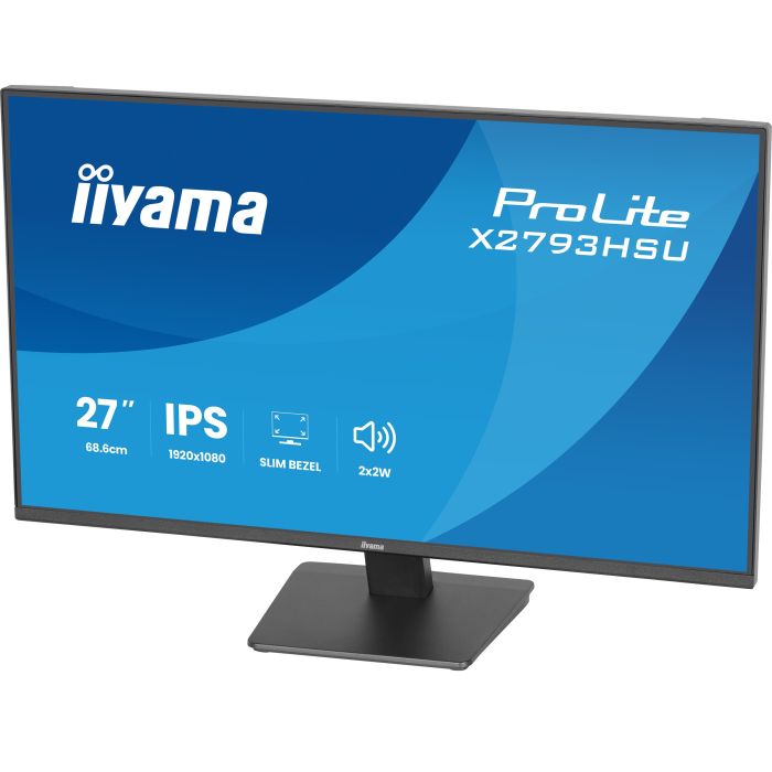 iiyama Monitor ProLite X2793HSU-B1 27" IPS-panel, 1920x1080 120Hz1ms, 350cd/m², 1500:1, HDMI, DP