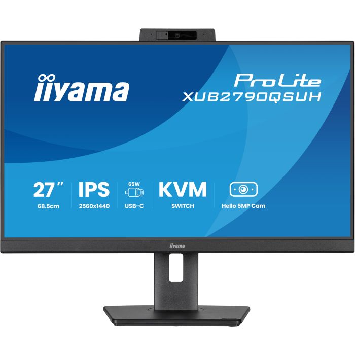 iiyama ProLite XUB2790QSUH-B2 27" IPS-panel QHD, 2560X1440,100Hz, 0.4ms, HDMI, DP