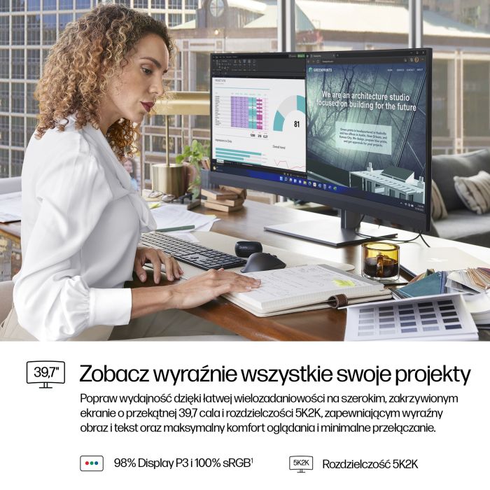 HP S7 PRO 740PM 5K2K 39.7 ZOLL/5120X2160 IPS 300CD 1000:1 5MS