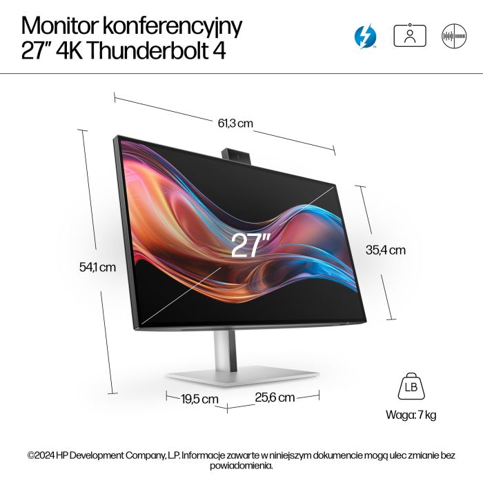 HP S7 PRO 727PM 27 ZOLL 16:9/3840X2160 IPS 400CD 2000:1 5MS