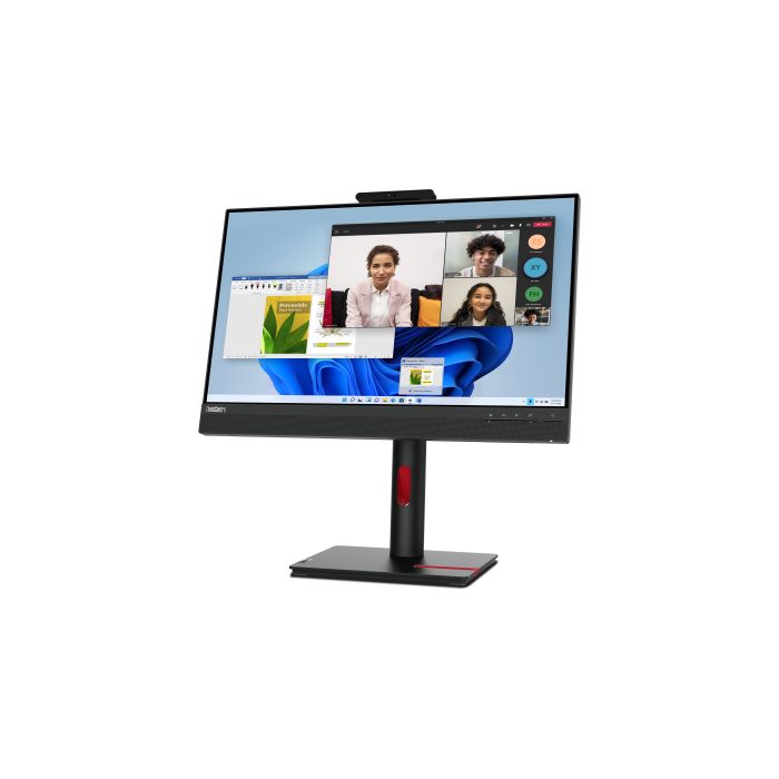 Lenovo Monitor ThinkVision 23.8" TIO24 Gen5 Touch 16:9 Panel IPS 1920 x 1080 Lift Camera & Speakers VGA DP HDMI