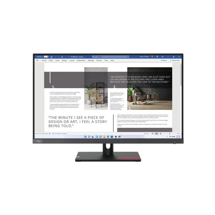 Lenovo Monitor ThinkVision S27i-30 27 IPS FHD AG 4ms 300cd 1300:1 100Hz Tilt
