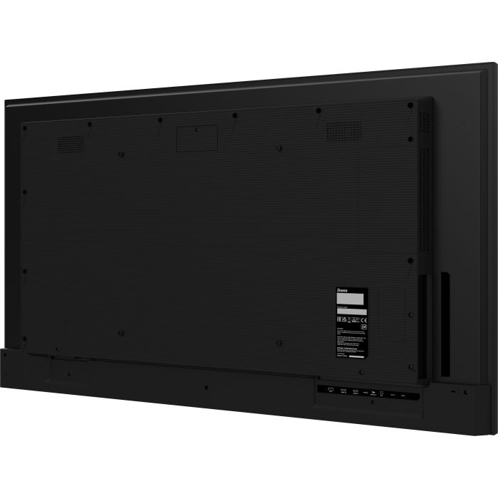 iiyama ProLite LH5565UHSB-B1 55" UHD IPS panel, 3840x2160, 800cd/m², 24/7, iiSignage², 2x HDMI, DP, Land/Port, VESA Mount 400x400