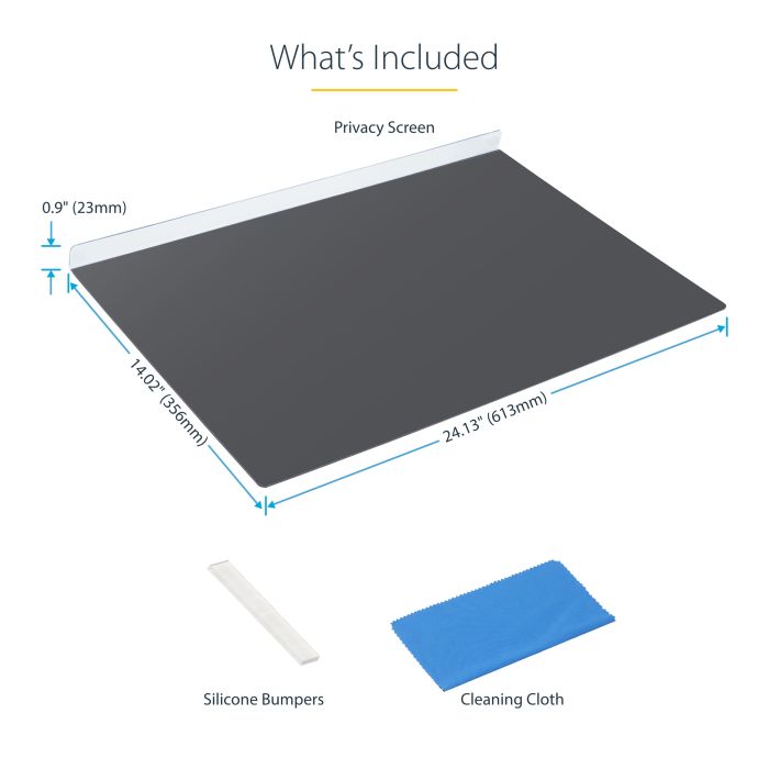 27IN MONITOR PRIVACY SCREEN/HANGING ACRYLIC FILTER/SHIELD