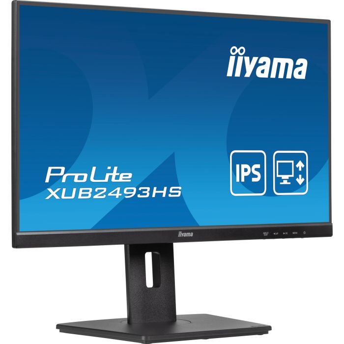 iiyama ProLite XUB2493HS-B6 A 24" IPS-panel LED,1920x1080 ,100Hz, 0.5ms, HDMI, DP, Flicker-Free, FreeSync