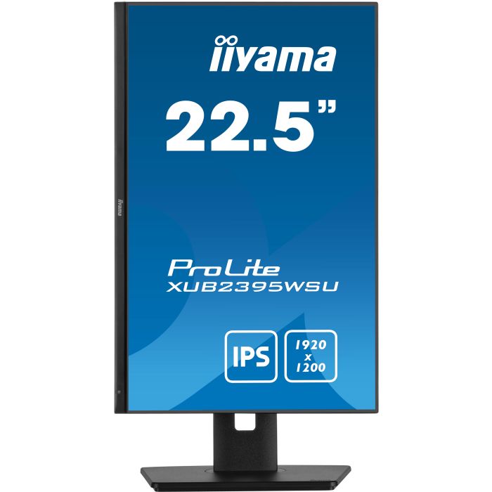 iiyama Monitor ProLite XUB2395WSU-B5 22,5" IPS-panel, 1920x1200 75Hz4ms, 250cd/m², 15cmHeightAdj.Stand, VGA, HDMI, DP