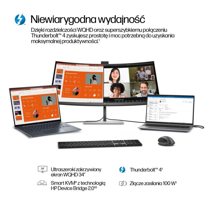 HP S7 Pro 734pm WQHD 3440x1440 IPS 5ms DP USB-C HDMI 3/3/0 Curved