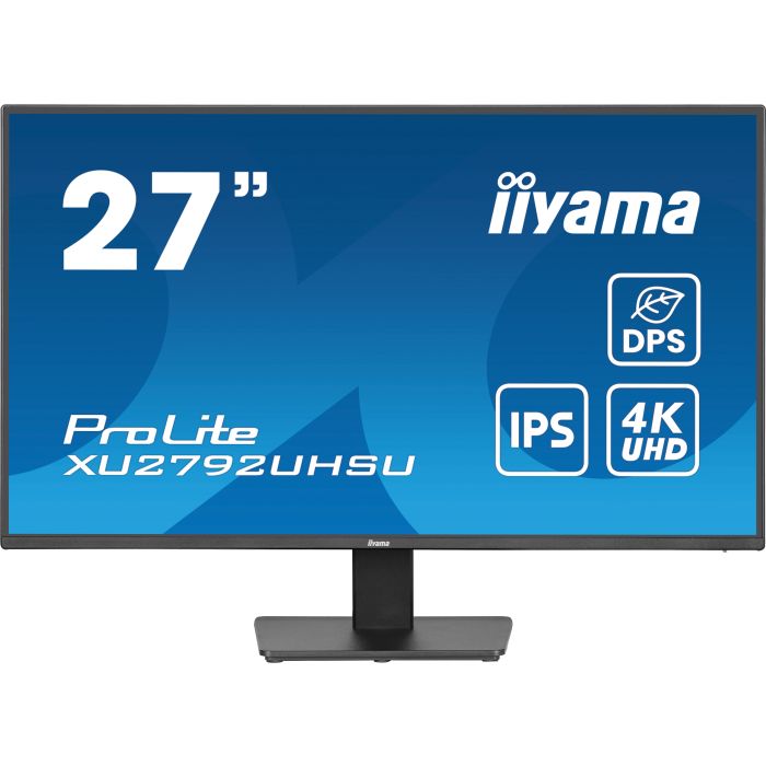 iiyama Monitor ProLite XU2792UHSU-B6 27" IPS-panel, 3840x2160 UHD 60Hz4ms, 350cd/m², HDMI, DP