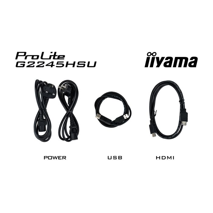 iiyama G-Master Black Hawk G2245HSU-B2 21,5" IPS Gaming, 1920x1080 100Hz1ms, 300cd/m², HDMI, DP, Adaptive Sync