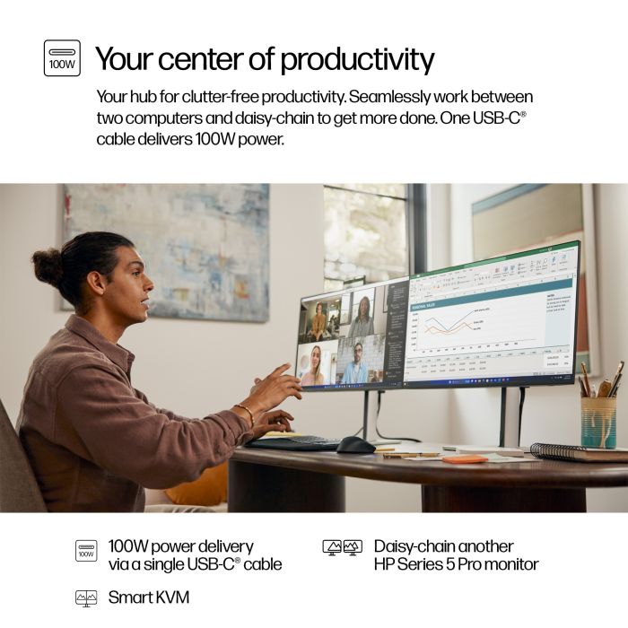HP S5 Pro 527pm QHD USB-C Conf MNTR