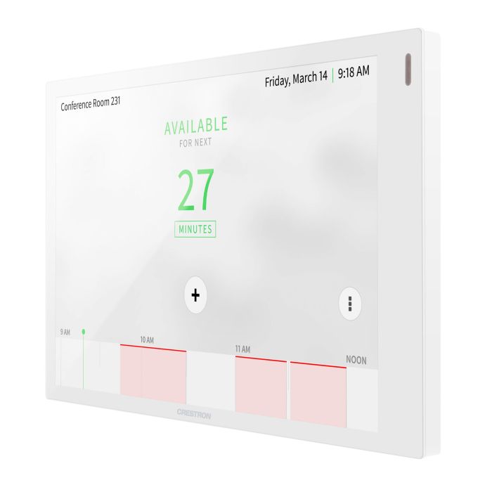 7IN ROOM SCHEDULING TOUCH/SCREEN WHITE SMOOTH
