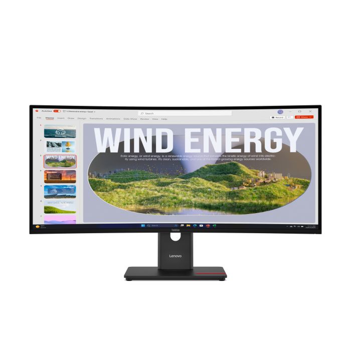 Lenovo Monitor ThinkVision T34WD-40 34" VA Ultrawide QHD 4ms 300cd 3000:1 120Hz Dock HUB Tilt Swivel Lift