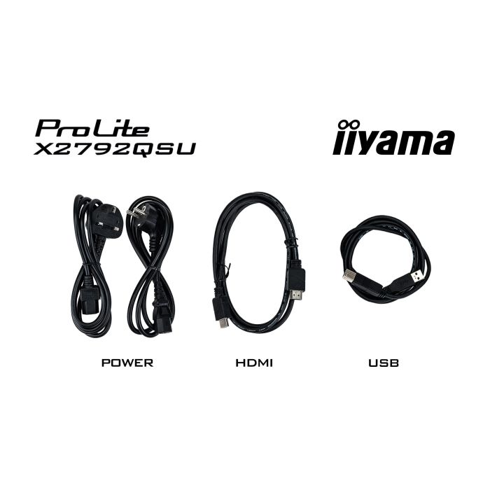 iiyama Monitor ProLite X2792QSU-B1 27" IPS 4-side slim, 2560x1440 120Hz3ms, 1500:1, 350cd/m², Green Choice,HDMI, DP