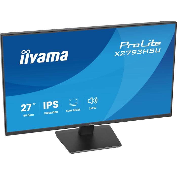 iiyama Monitor ProLite X2793HSU-B1 27" IPS-panel, 1920x1080 120Hz1ms, 350cd/m², 1500:1, HDMI, DP