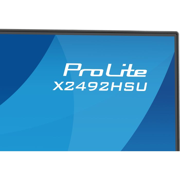 iiyama Monitor ProLite X2492HSU-B1 24" IPS 4-side slim bezel, 1920x1080 120Hz3ms, 300cd/m², Green Choice, EyeComfort/EyeSafe2.0, HDMI, DP