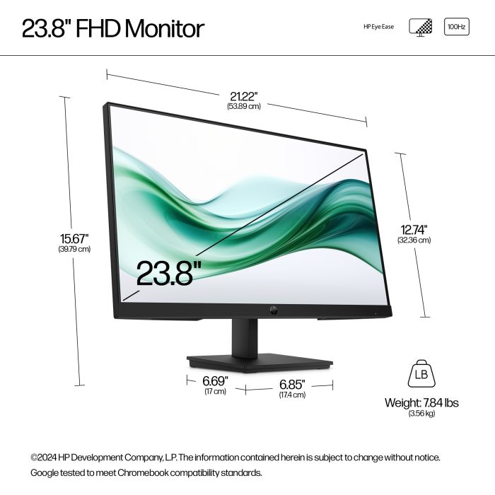 HP S3 PRO 324PV 23.8 FHD (1920x1080) 250n 5ms HDMI VGA 3/3/0