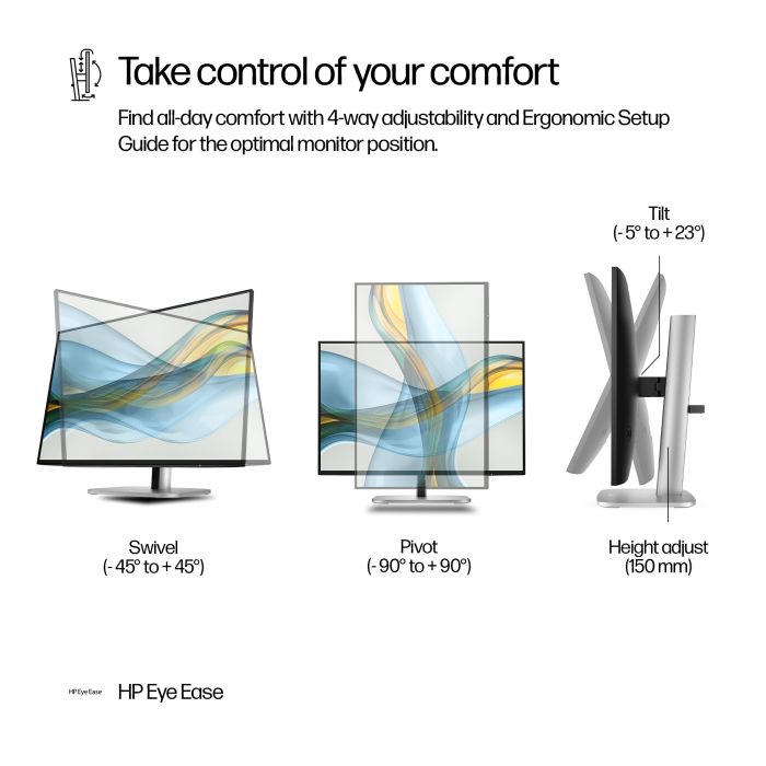 HP S5 PRO 524PN 24 WUXGA 16:10 1920X1200 IPS 350CD 1500:1 5MS DP HDMI 3/3/0