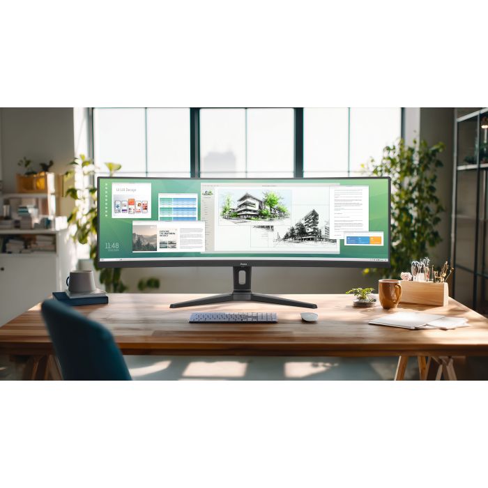 iiyama Monitor ProLite XCB4594DQSU-B1 44,5" UW Curved VA-panel, DQHD 5120x1440 75Hz2ms, 450cd/m², 2xHDMI, 2xDP