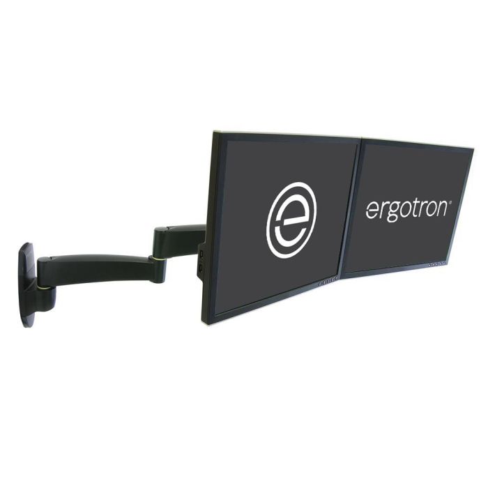 Ergotron 200 Dual Monitor Arm - uchwyt ścienny na dwa monitory (czarny)