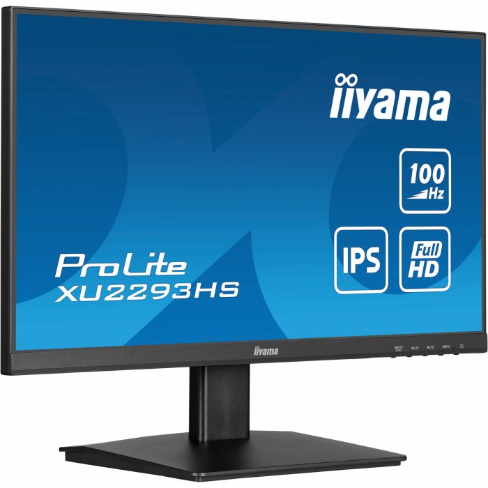 iiyama Monitor ProLite XU2293HS-B6 21,5" IPS-panel, 1920x1080 100Hz, 300cd/m², Speakers, HDMI, DP, 1ms MPRT