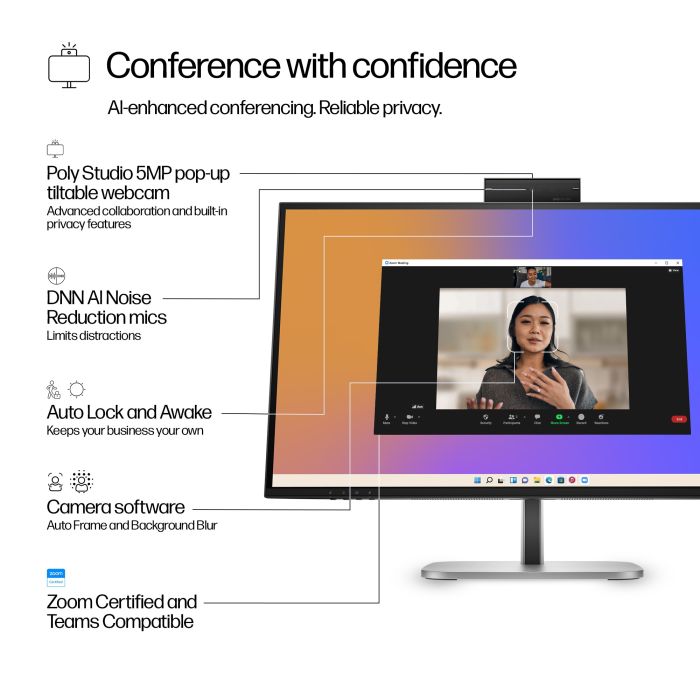 HP S5 Pro 527pm QHD USB-C Conf MNTR