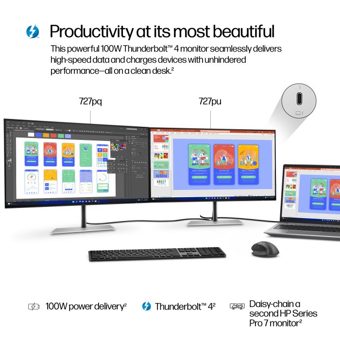 HP S7 PRO 727PU 27 ZOLL 16:9/2560X1440 IPS 400CD 2000:1 USB-C