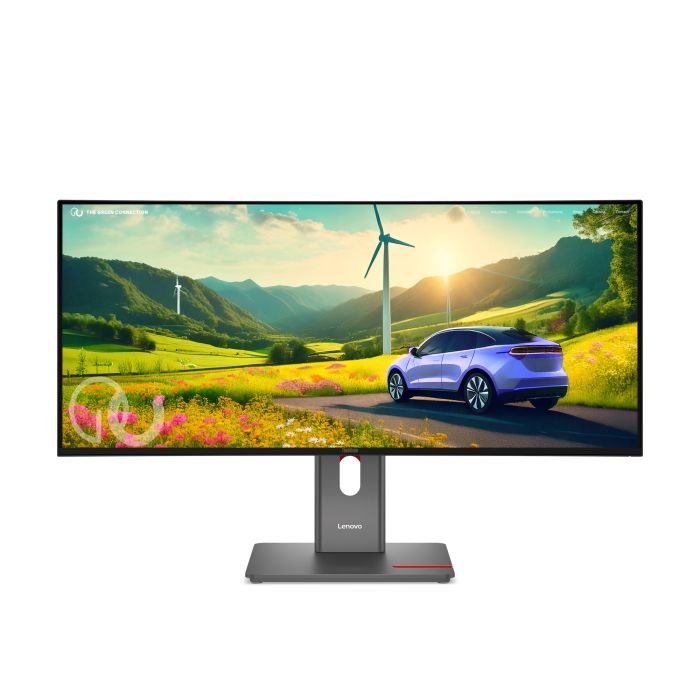 Lenovo Monitor ThinkVision P34WD-40 34" IPS WQHD 4ms 350cd 2000:1 120Hz Dock DaisyChain HUB Speakers Tilt Swivel Lift