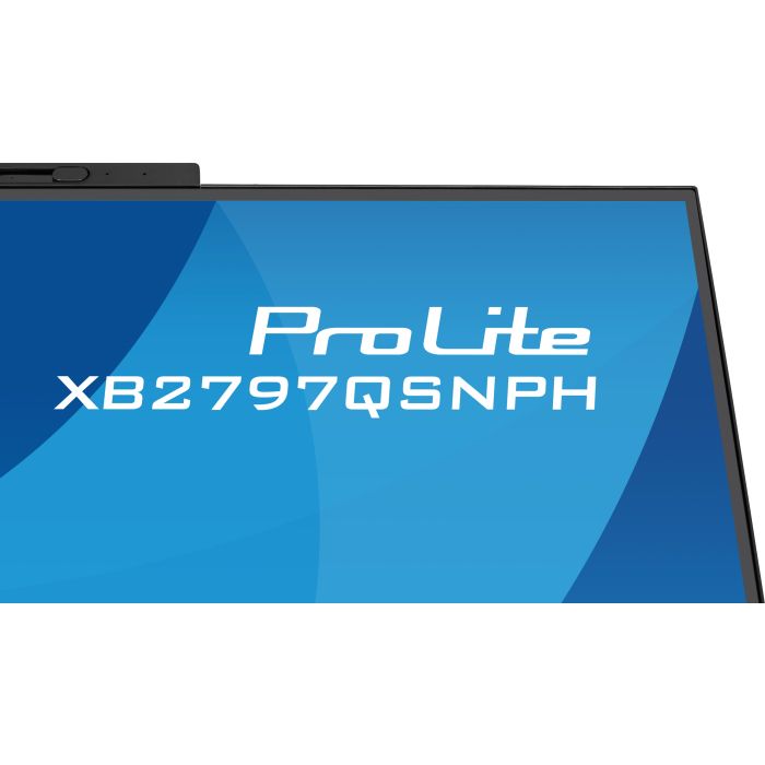 iiyama Monitor ProLite XB2797QSNPH-B1 27" IPS-panel, 2560x1440 75Hz1ms, 350cd/m², EyeComfort, USB-C Dock, Webcam 5MP,KVM LAN, HDMI, DP