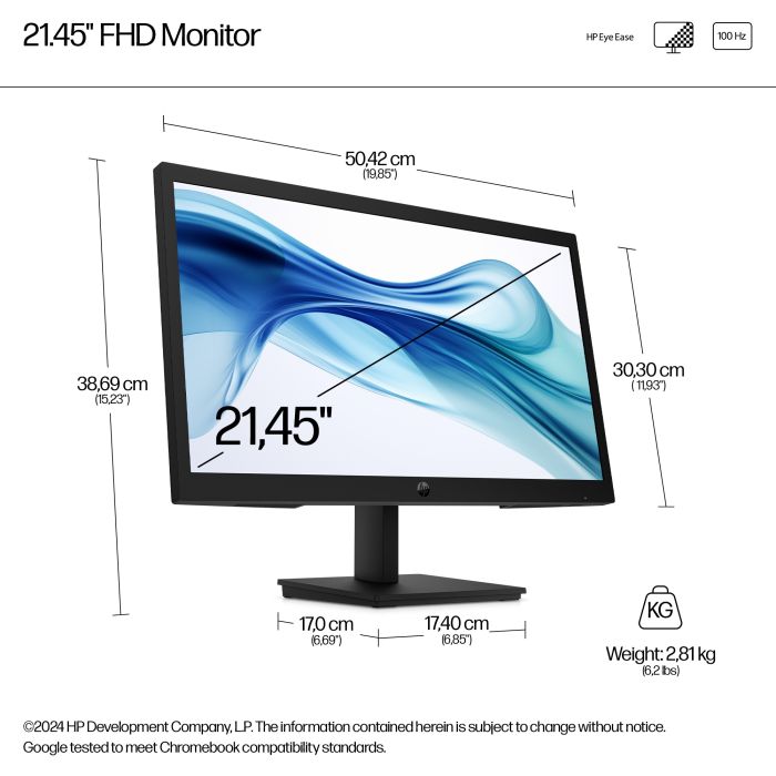HP S3 PRO 322PV 21.45 FHD (1920x1080) 250n 5ms HDMI VGA 3/3/0