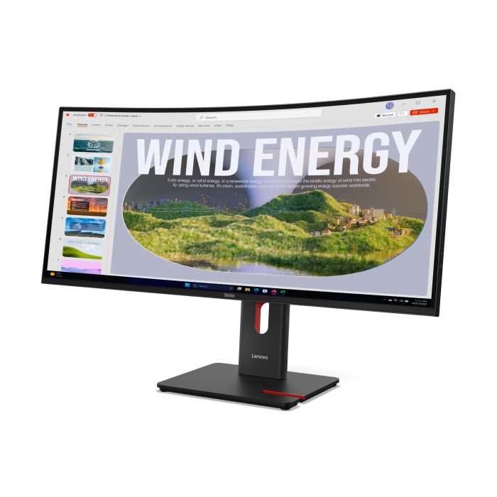 Lenovo Monitor ThinkVision T34WD-40 34" VA Ultrawide QHD 4ms 300cd 3000:1 120Hz Dock HUB Tilt Swivel Lift