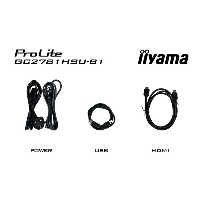 iiyama Black Hawk GC2781HSU-B1 27" VA-panel, Curved Gaming 1500R, 1920x1080 144Hz1ms, 350cd/m², HDMI, DP, FreeSync