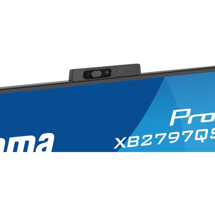 iiyama Monitor ProLite XB2797QSNPH-B1 27" IPS-panel, 2560x1440 75Hz1ms, 350cd/m², EyeComfort, USB-C Dock, Webcam 5MP,KVM LAN, HDMI, DP