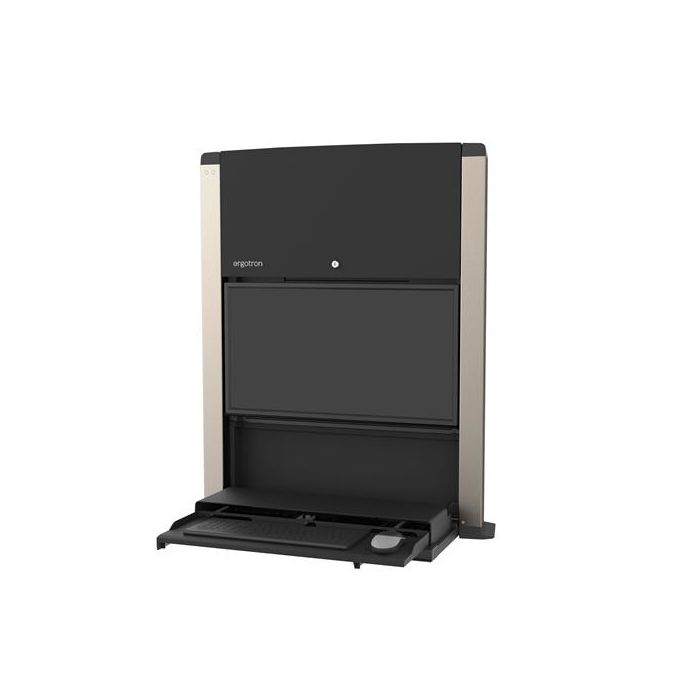 CAREFIT SIT-STAND ENCLOSURE/27IN MIS-D 5Y W BLACK