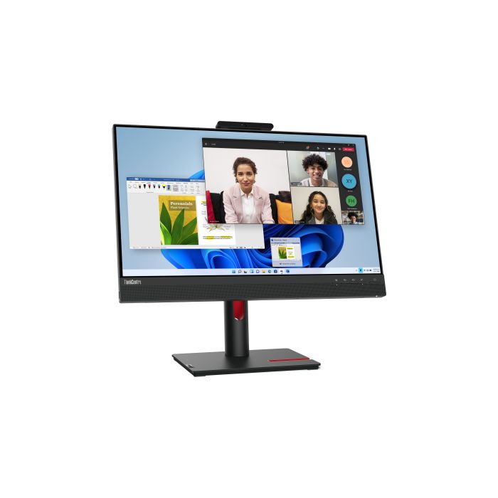 Lenovo Monitor ThinkVision 23.8" TIO24 Gen5 Touch 16:9 Panel IPS 1920 x 1080 Lift Camera & Speakers VGA DP HDMI