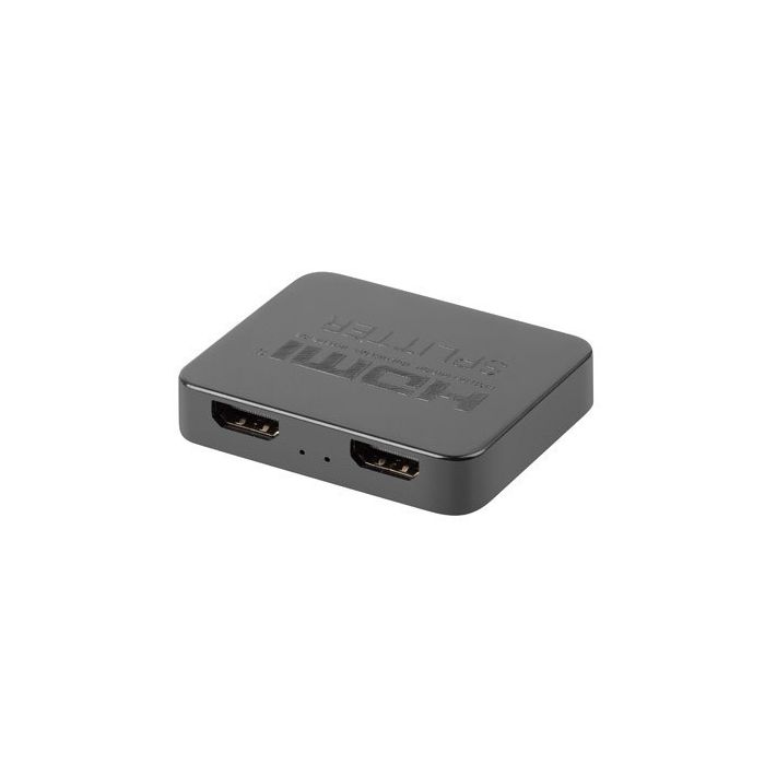 LANBERG SPLITTER VIDEO HDMI->2X HDMI 4K + PORT USB-C CZARNY