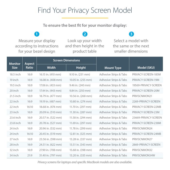 23.6 MONITOR PRIVACY FILTER/.