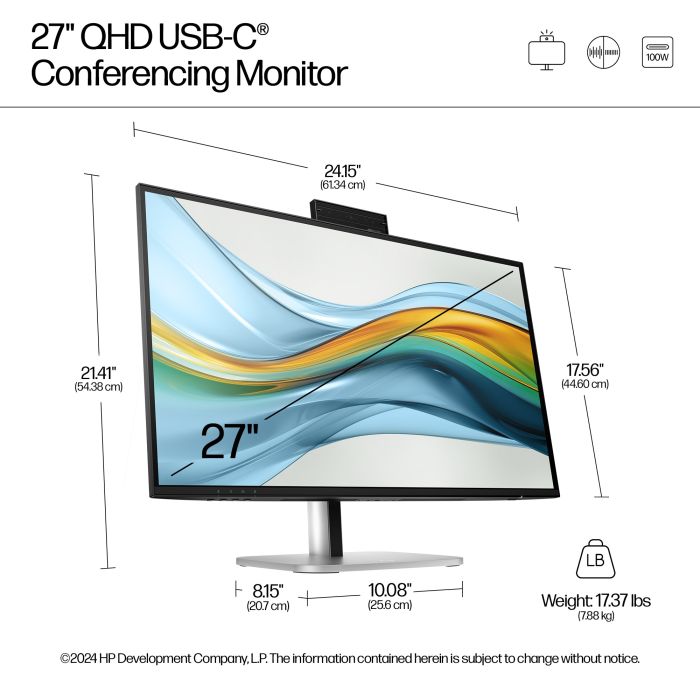 HP S5 Pro 527pm QHD USB-C Conf MNTR